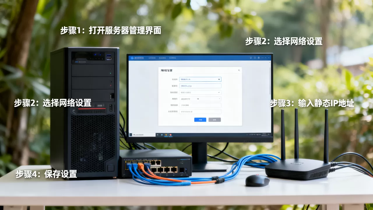 电脑服务器怎么设置IP地址?,静态IP地址怎么填? 电脑服务器怎么设置IP地址?,静态IP地址怎么填?