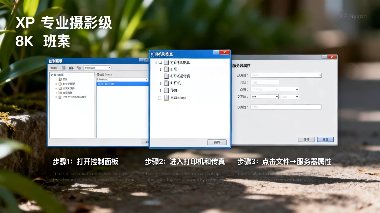 XP系统没有打印机服务器属性吗?,怎么添加打印机服务器属性? XP系统没有打印机服务器属性吗?,怎么添加打印机服务器属性?