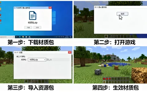 我的世界易ec服务器怎么加材质包？，具体步骤是什么？