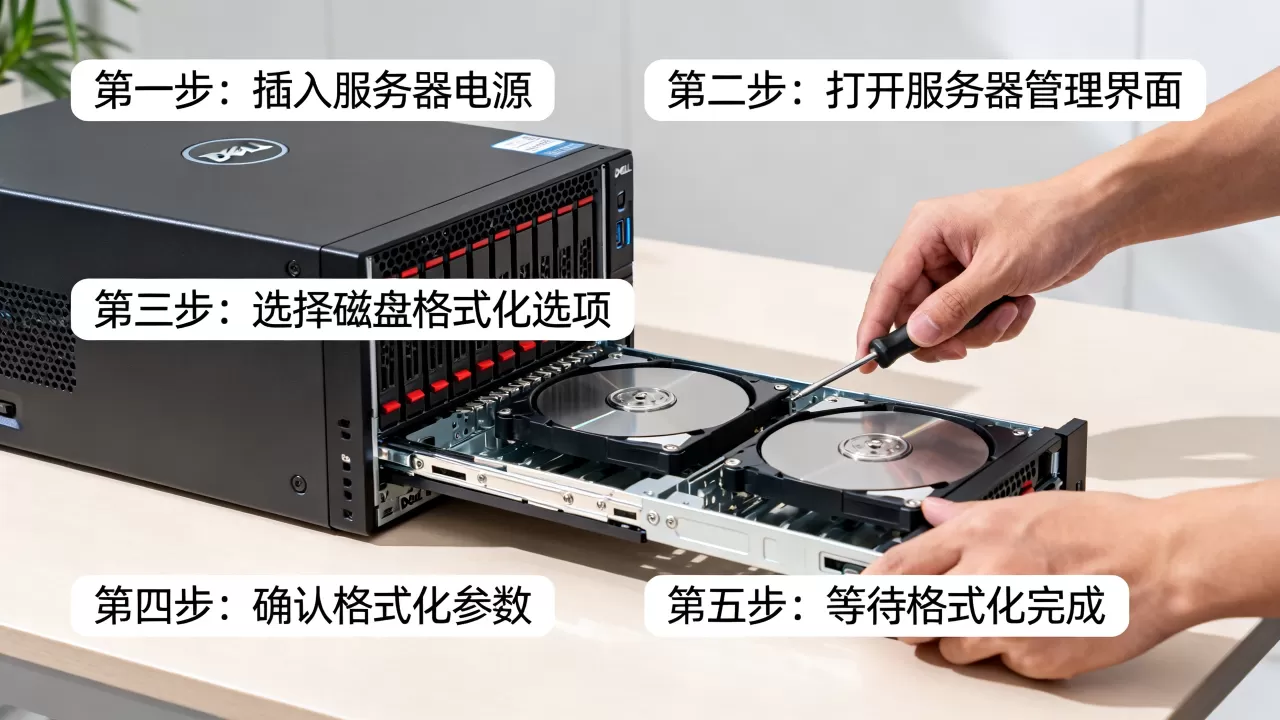 戴尔服务器磁盘格式化怎么操作,详细步骤是什么? 戴尔服务器磁盘格式化怎么操作,详细步骤是什么?