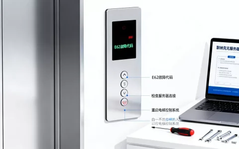 默纳克E62无服务器如何恢复，电梯E62故障代码怎么解决？