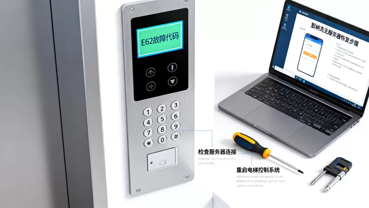 默纳克E62无服务器如何恢复,电梯E62故障代码怎么解决? 默纳克E62无服务器如何恢复,电梯E62故障代码怎么解决?