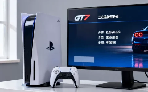 PS5游戏GT7怎么连接服务器？，连不上怎么回事？