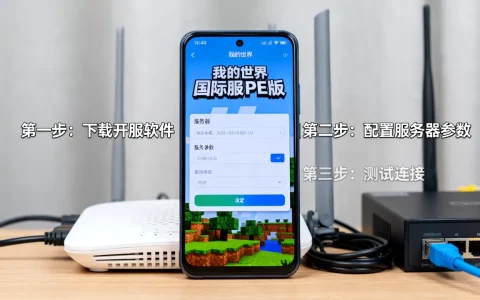我的世界国际服PE版如何开服务器？，手机版开服教程是什么？