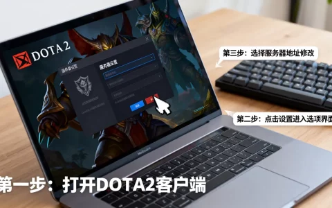 dota2怎么改国服服务器地址，在哪里设置？