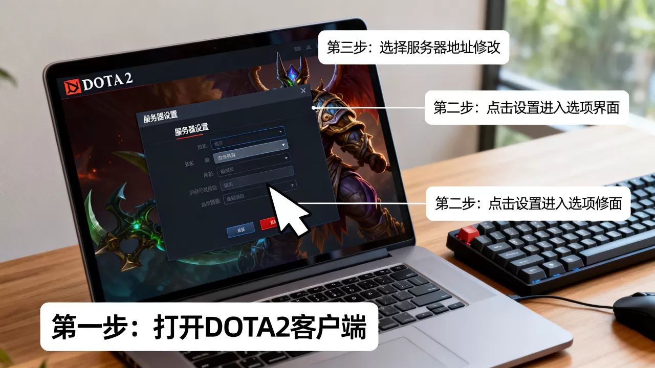 dota2怎么改国服服务器地址,在哪里设置? dota2怎么改国服服务器地址,在哪里设置?