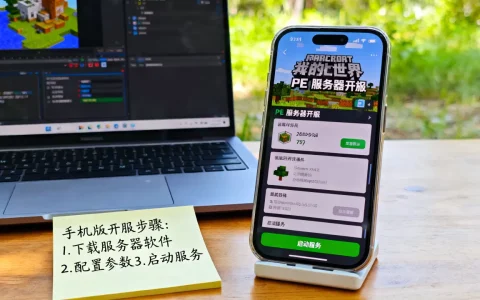 我的世界PE服务器怎么开？手机版开服需要什么软件？
