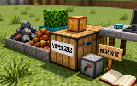 我的世界服务器怎么建vip资源区，附权限设置教程