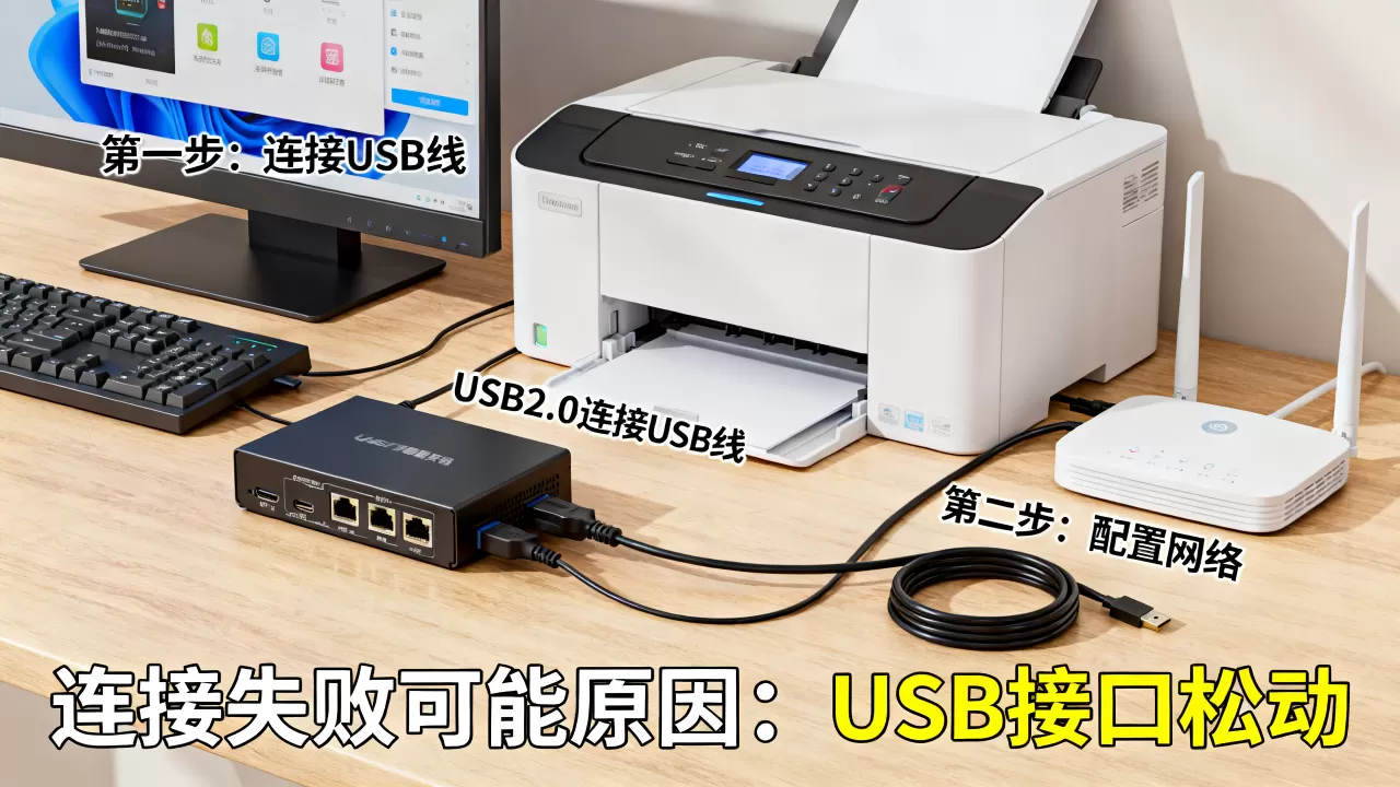 usb2.0共享打印机服务器怎么连接?,连接不上是什么原因 usb2.0共享打印机服务器怎么连接?,连接不上是什么原因