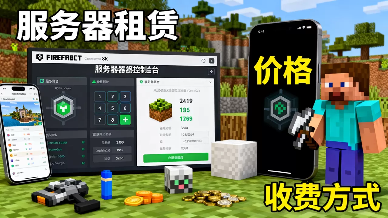 我的世界手机版服务器租赁要多少钱,怎么收费? 我的世界手机版服务器租赁要多少钱,怎么收费?