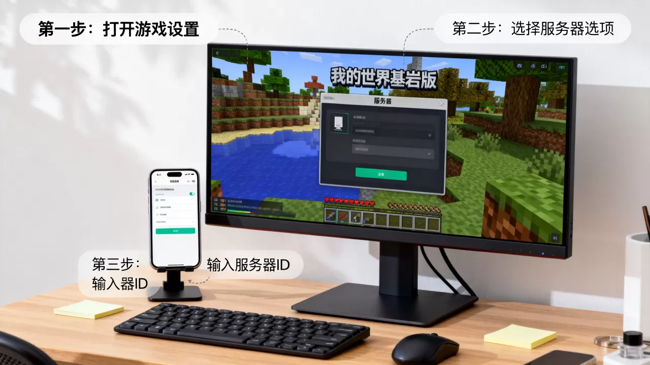 我的世界基岩版服务器ID怎么弄,详细教程步骤是什么 我的世界基岩版服务器ID怎么弄,详细教程步骤是什么