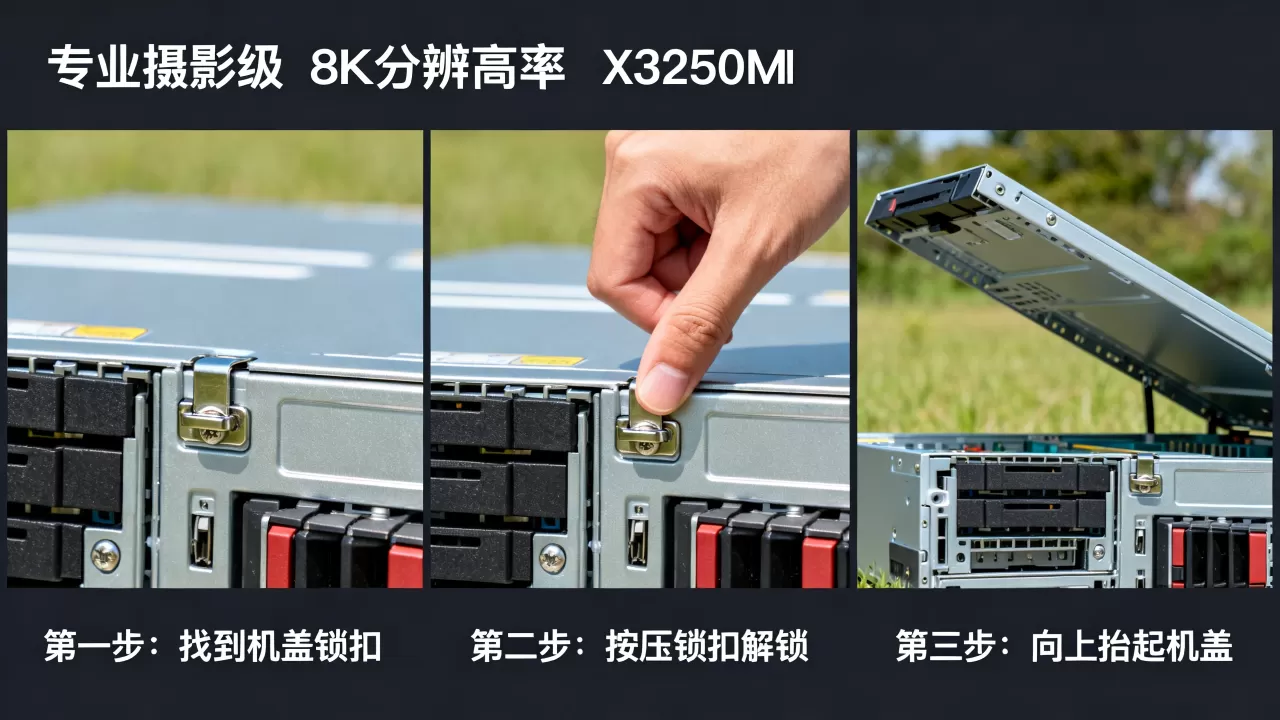 x3250m4服务器机盖如何正确打开?,完整步骤是什么 x3250m4服务器机盖如何正确打开?,完整步骤是什么