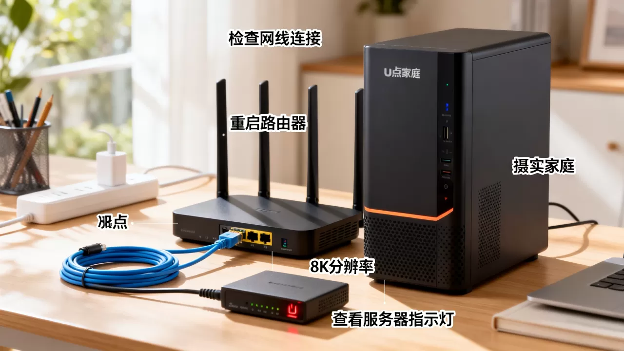 u点家庭服务器上不了网怎么解决,网络连接失败原因是什么? u点家庭服务器上不了网怎么解决,网络连接失败原因是什么?