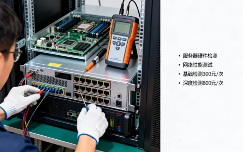 服务器检测一次大概要多少钱，具体收费标准是什么？