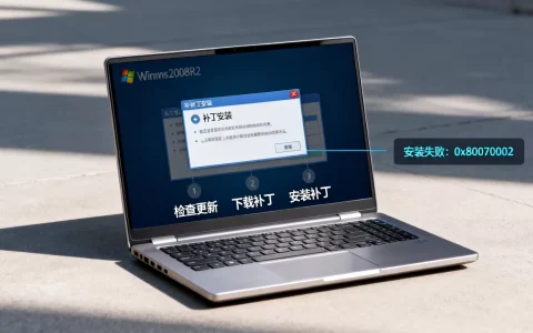 win2008r2服务器怎么打补丁，补丁安装失败怎么办？