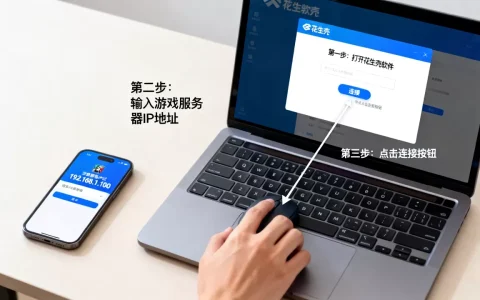 花生壳如何访问游戏服务器IP，具体操作步骤？