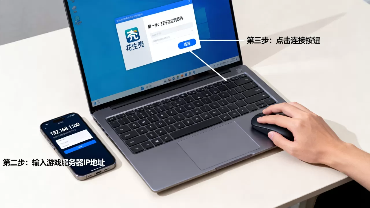 花生壳如何访问游戏服务器IP,具体操作步骤? 花生壳如何访问游戏服务器IP,具体操作步骤?