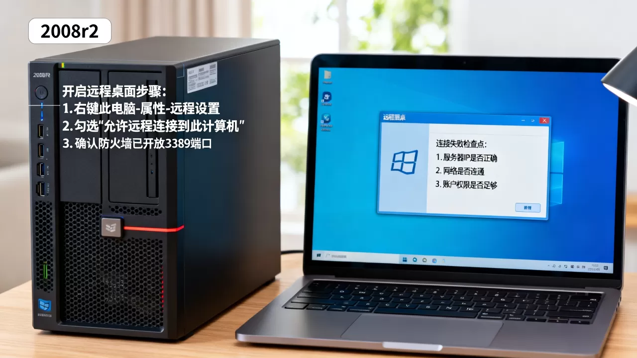 2008r2服务器如何开启远程桌面,远程桌面连接不上怎么办? 2008r2服务器如何开启远程桌面,远程桌面连接不上怎么办?