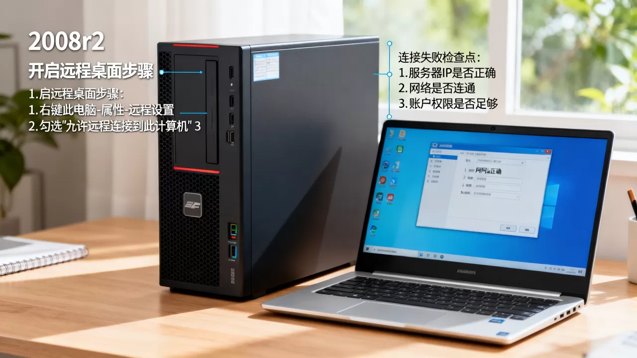 2008r2服务器如何开启远程桌面,远程桌面连接不上怎么办? 2008r2服务器如何开启远程桌面,远程桌面连接不上怎么办?