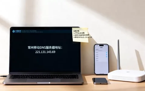 常州移动DNS服务器地址是多少，常州移动宽带DNS怎么设置？