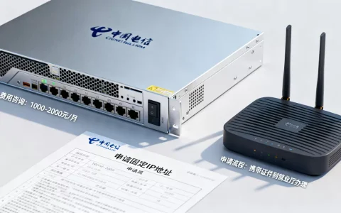 电信固定IP地址当服务器费用多少，电信固定IP地址怎么申请？