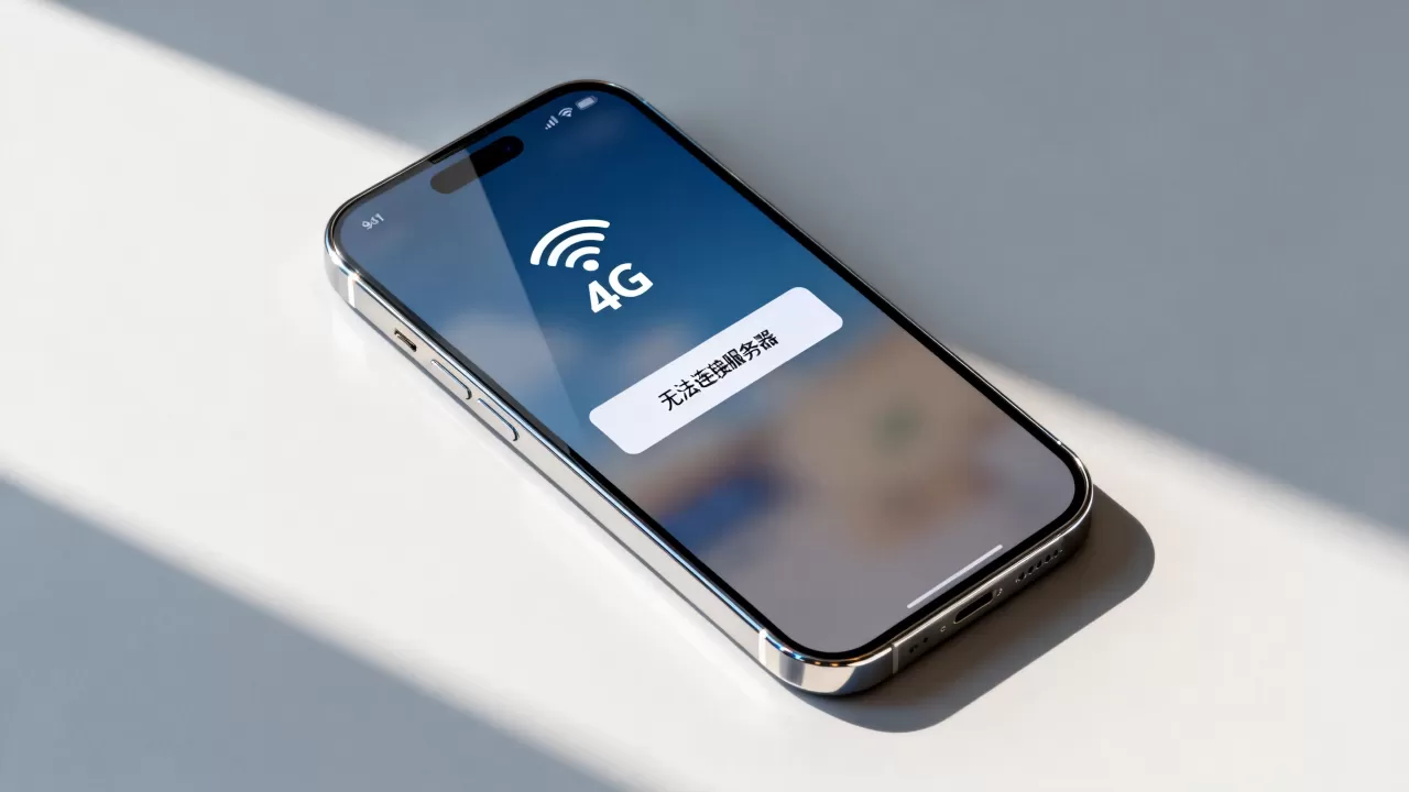 信号满格为什么4G无法连接服务器,怎么回事? 信号满格为什么4G无法连接服务器,怎么回事?