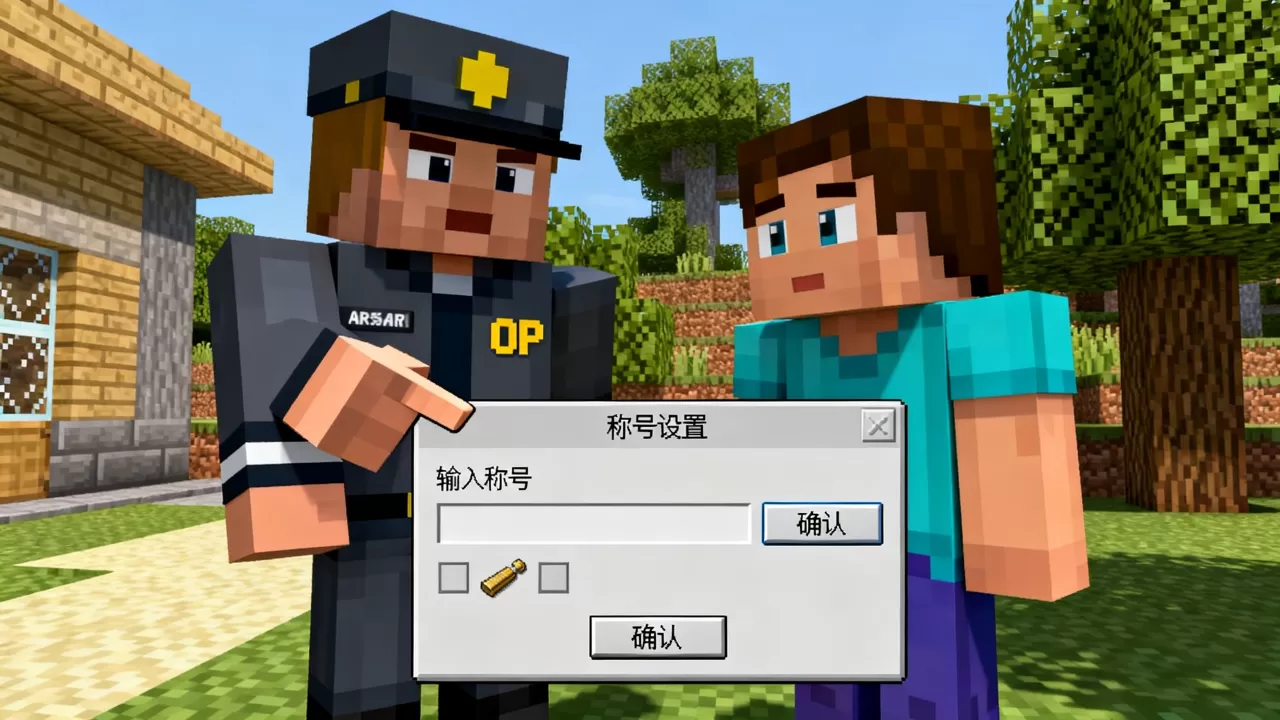 我的世界服务器OP怎么给别人称号,我的世界怎么给玩家称号? 我的世界服务器OP怎么给别人称号,我的世界怎么给玩家称号?
