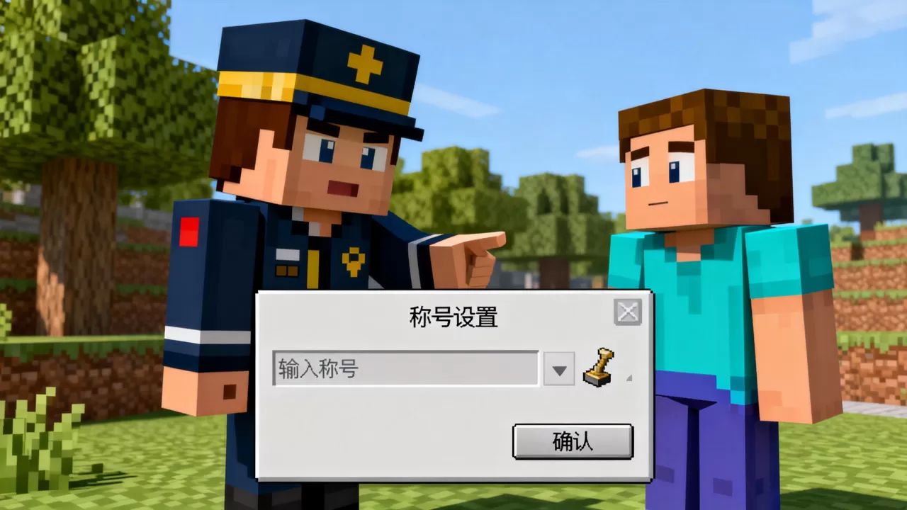 我的世界服务器OP怎么给别人称号,我的世界怎么给玩家称号? 我的世界服务器OP怎么给别人称号,我的世界怎么给玩家称号?