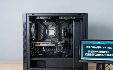 服务器CPU占用率多少才算正常，持续100%怎么解决？