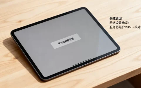 iPad激活显示无法连接服务器怎么办，失败原因有哪些？