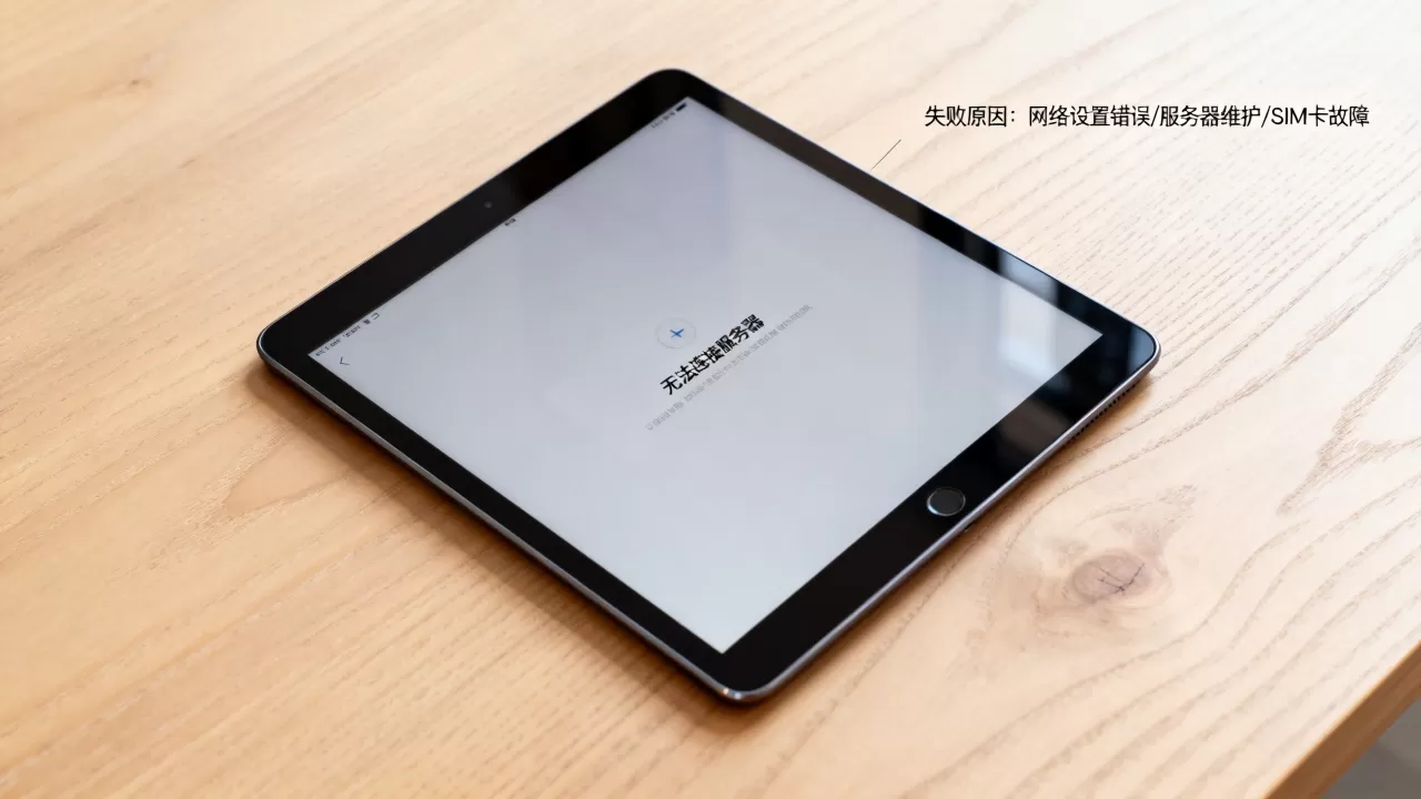 iPad激活显示无法连接服务器怎么办,失败原因有哪些? iPad激活显示无法连接服务器怎么办,失败原因有哪些?