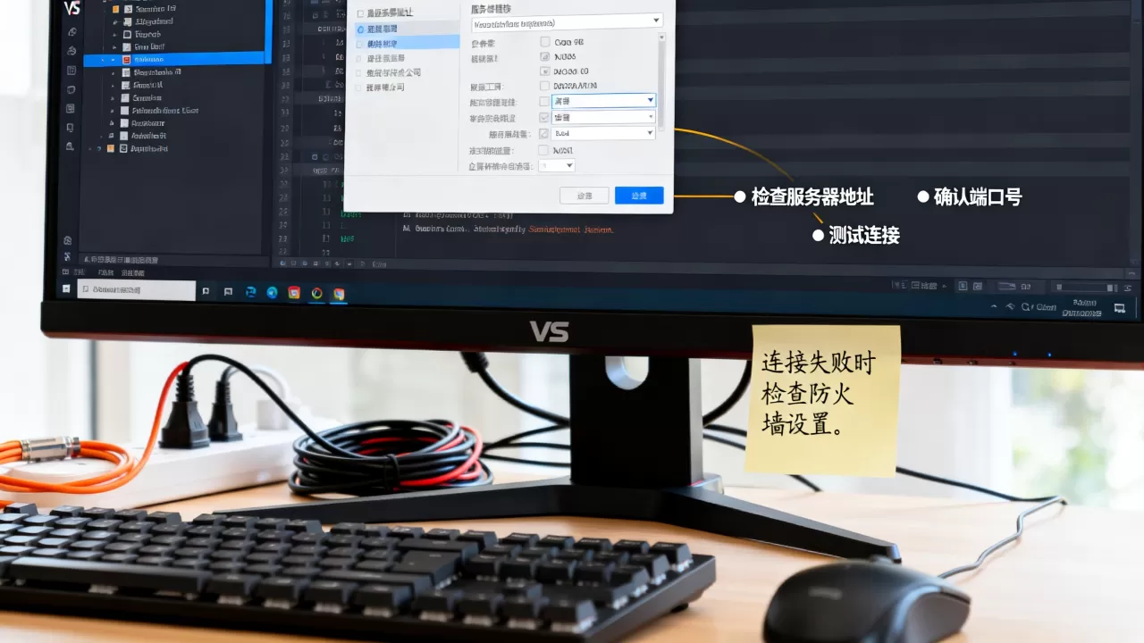 VS中服务器怎么连接数据库,连接不上怎么办? VS中服务器怎么连接数据库,连接不上怎么办?