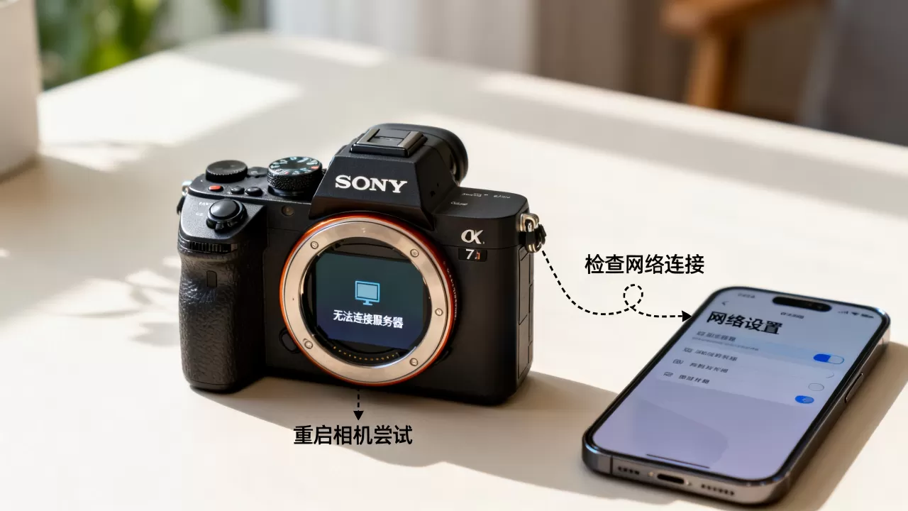 索尼a7无法连接服务器是怎么回事?,解决方法有哪些 索尼a7无法连接服务器是怎么回事?,解决方法有哪些