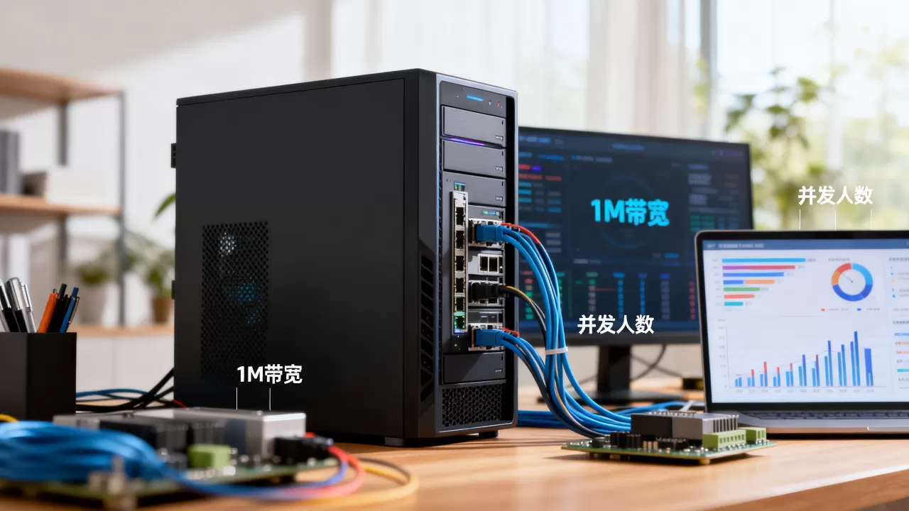 1m服务器到底能带多少人,带宽多少合适? 1m服务器到底能带多少人,带宽多少合适?