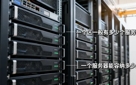 一个区一般有多少个服务器，一个服务器能容纳多少人？