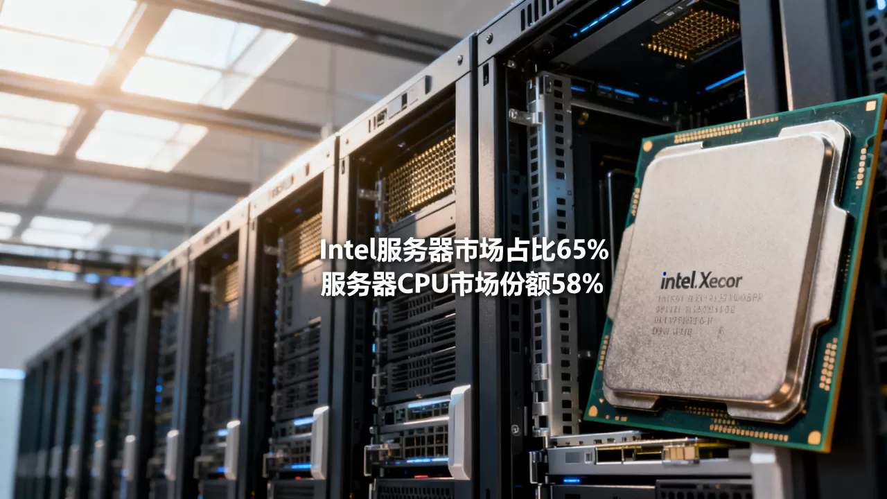 Intel在服务器市场占比多少?,服务器CPU市场份额如何? Intel在服务器市场占比多少?,服务器CPU市场份额如何?