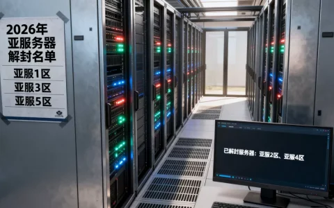 亚服哪些服务器已经解封了，2026年最新解封名单有哪些？