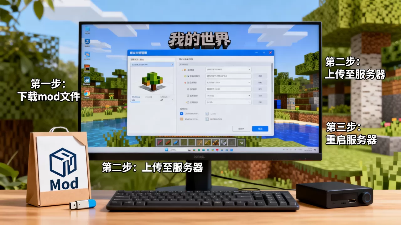 网易我的世界租服务器如何添加mod,mod安装教程 网易我的世界租服务器如何添加mod,mod安装教程