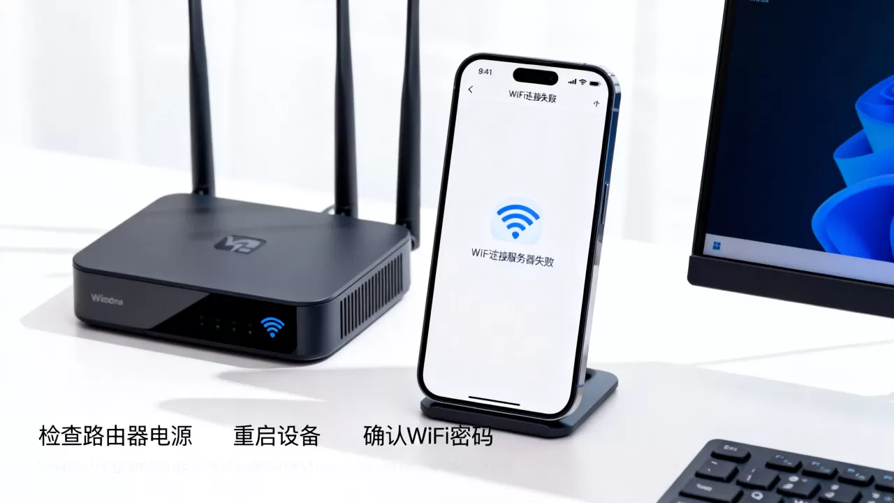WiFi连接服务器失败是怎么回事,怎么解决? WiFi连接服务器失败是怎么回事,怎么解决?