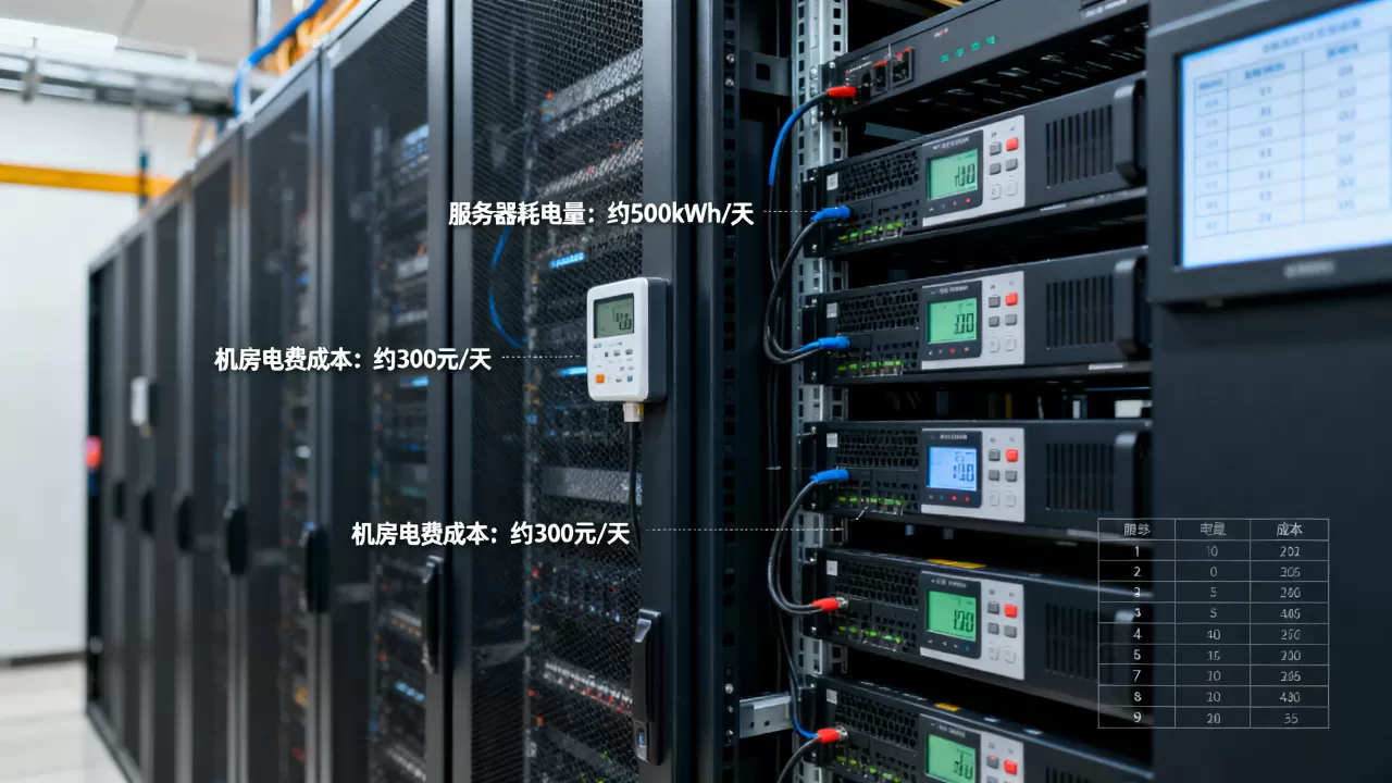 服务器耗电量一天大概多少,机房电费成本怎么算? 服务器耗电量一天大概多少,机房电费成本怎么算?