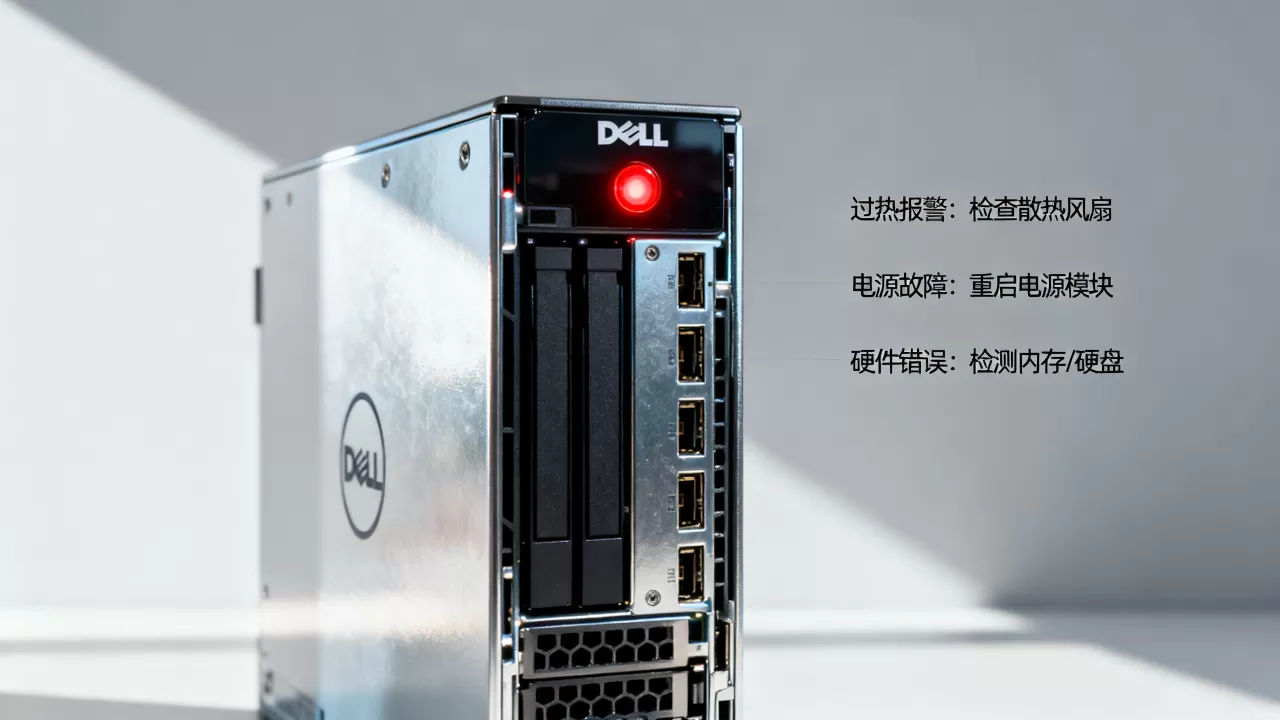 DELL服务器报警灯亮的原因有哪些,怎么处理? DELL服务器报警灯亮的原因有哪些,怎么处理?