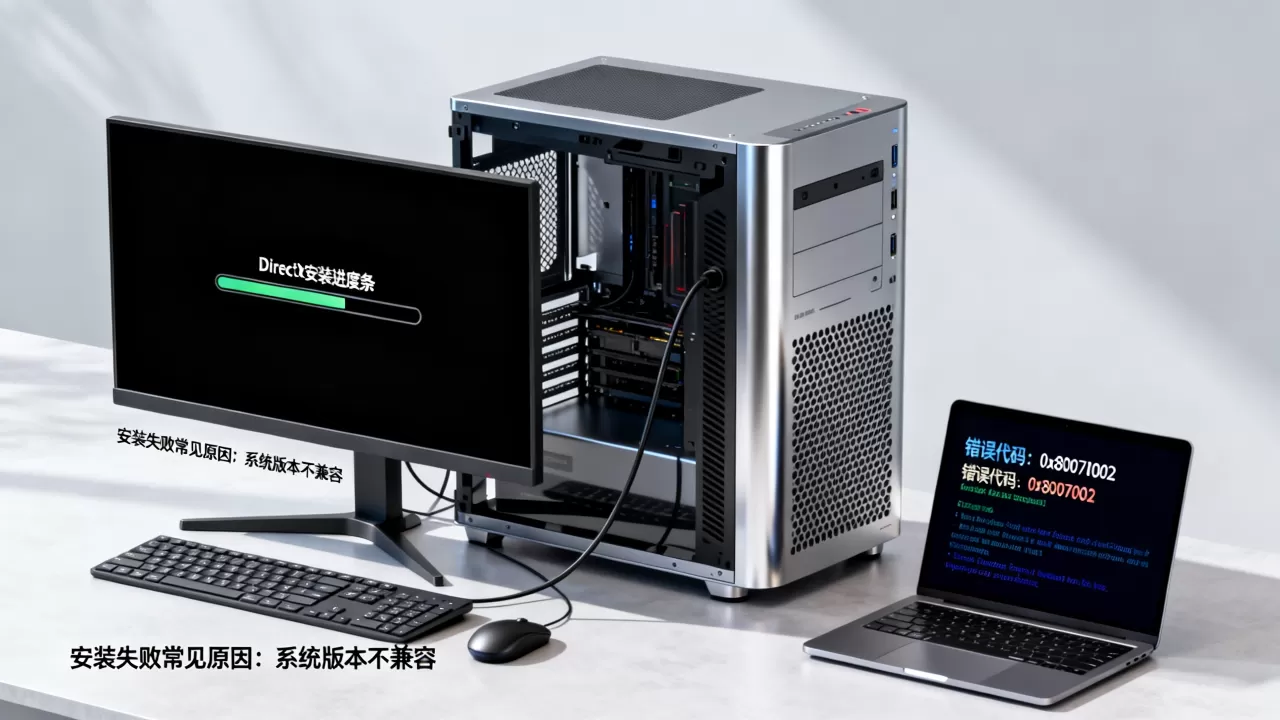 云服务器能不能安装DirectX,安装失败怎么解决 云服务器能不能安装DirectX,安装失败怎么解决