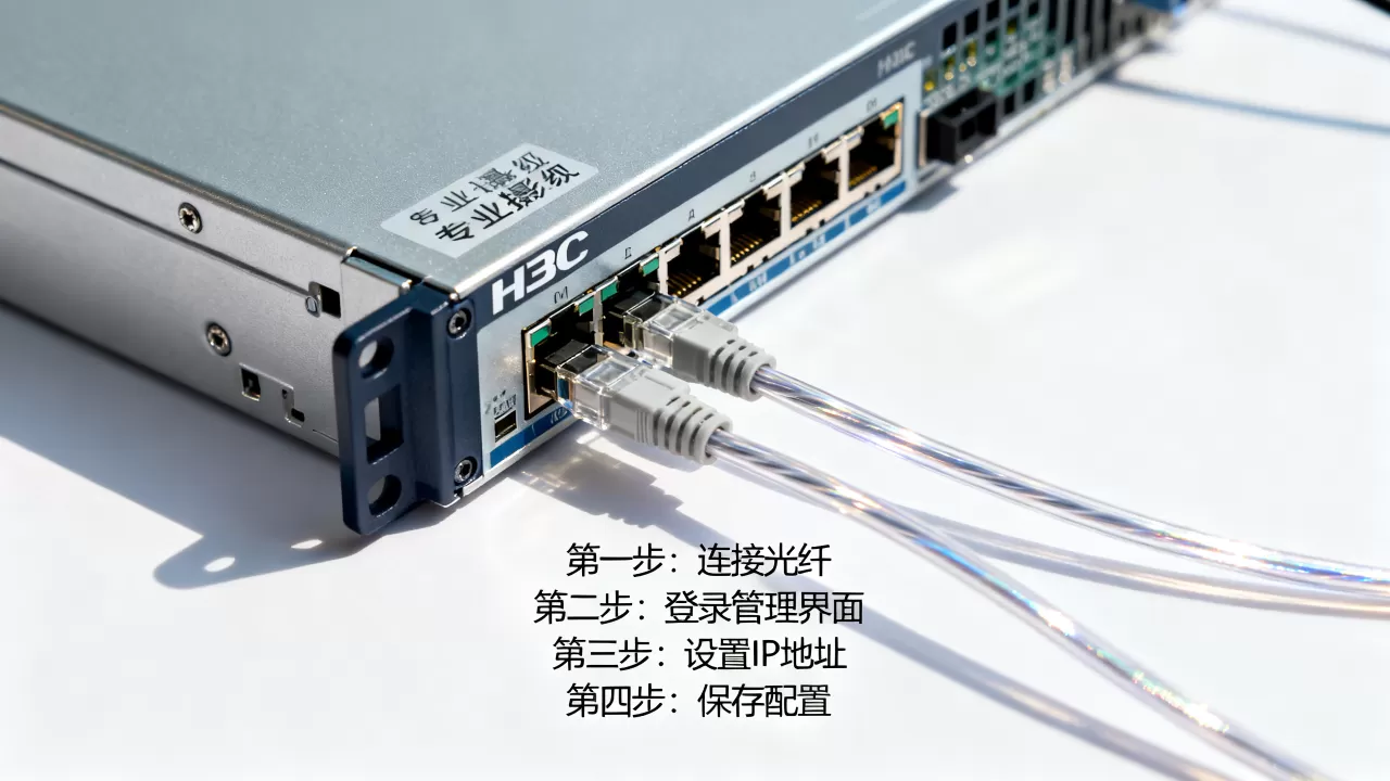 h3c服务器光纤口ip如何配置,配置步骤是什么 h3c服务器光纤口ip如何配置,配置步骤是什么