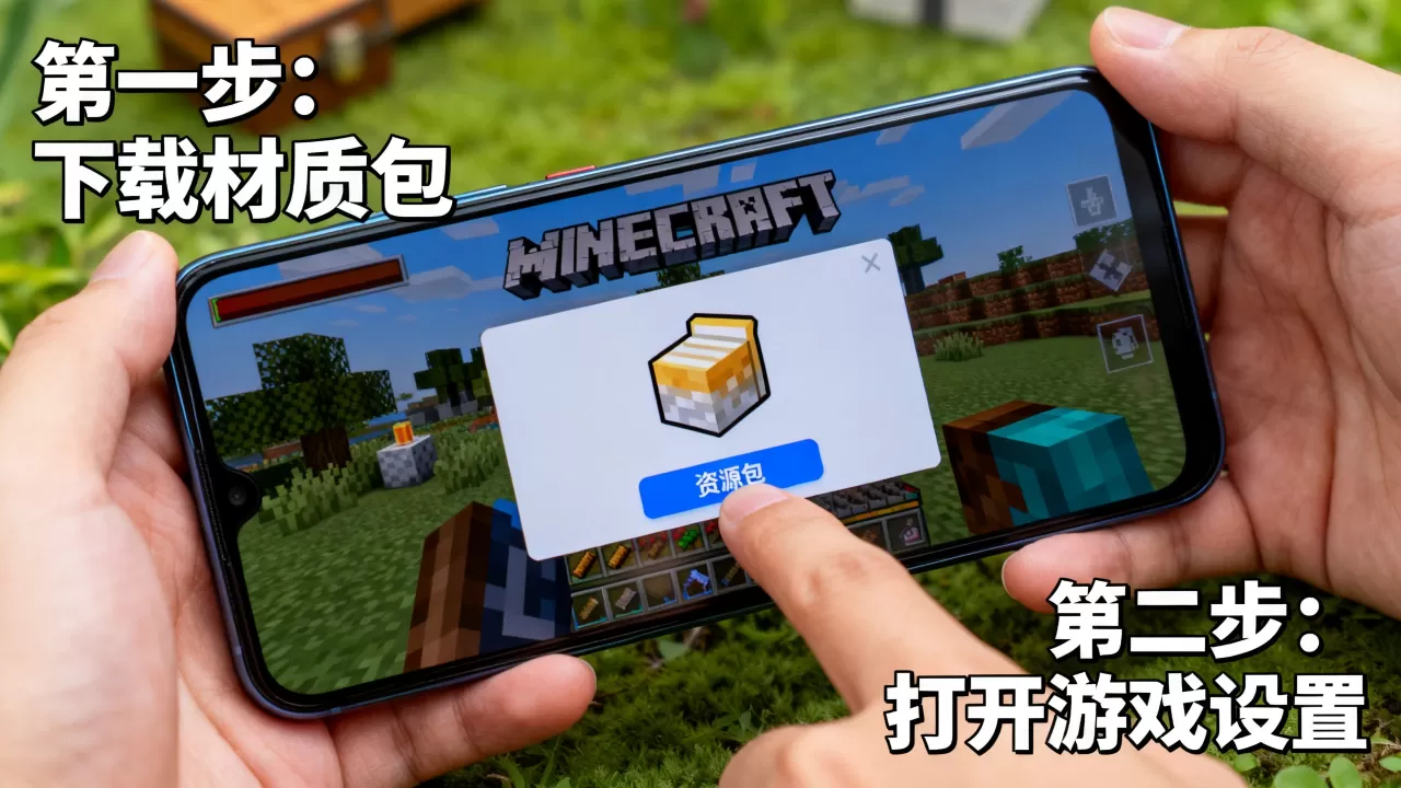 手机版我的世界服务器加x材质怎么做,材质包怎么安装? 手机版我的世界服务器加x材质怎么做,材质包怎么安装?
