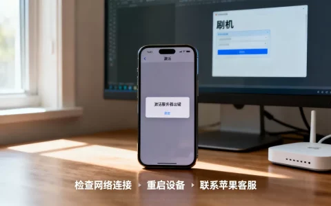 iPhone刷机后激活服务器出错咋办，苹果激活出错怎么办？