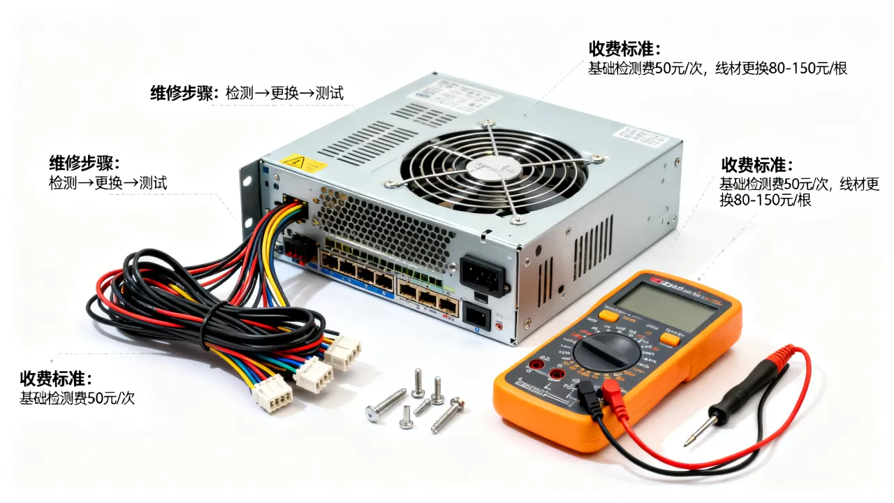 服务器修电源线要花多少钱?,服务器电源线维修收费标准是多少? 服务器修电源线要花多少钱?,服务器电源线维修收费标准是多少?
