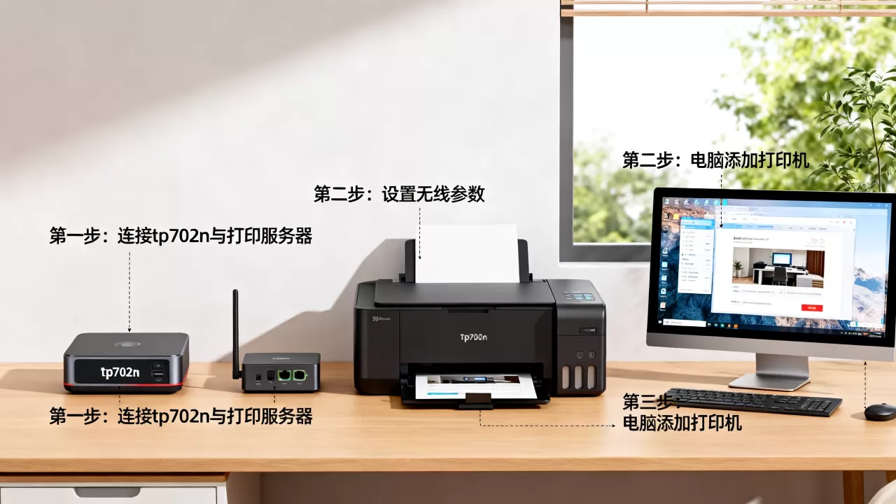 tp702n如何配置无线打印服务器,具体步骤是什么 tp702n如何配置无线打印服务器,具体步骤是什么
