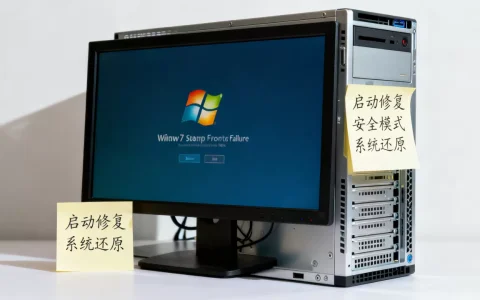 服务器装win7无法启动怎么办，启动修复方法？