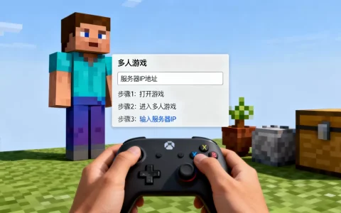 我的世界服务器IP怎么使用，在哪里输入地址？