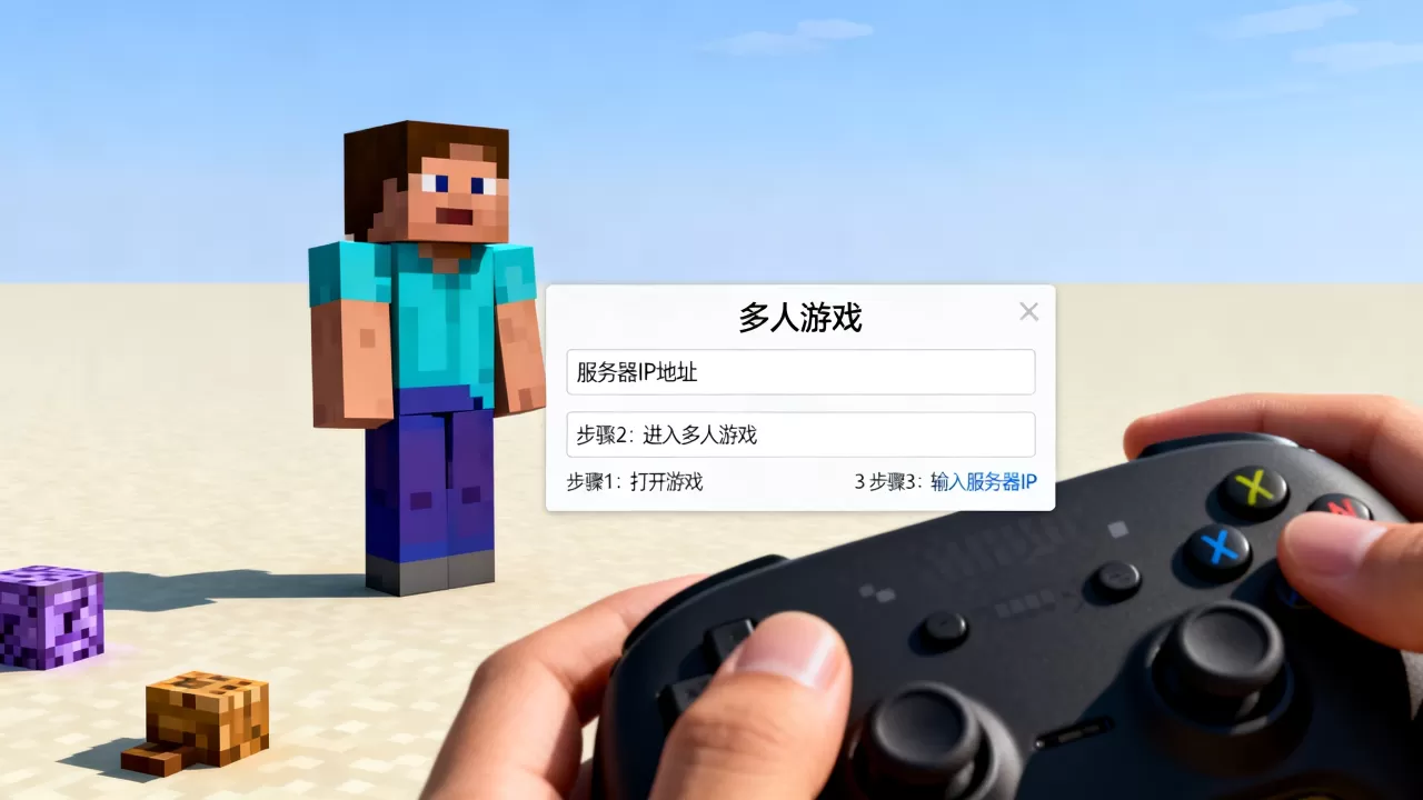 我的世界服务器IP怎么使用,在哪里输入地址? 我的世界服务器IP怎么使用,在哪里输入地址?